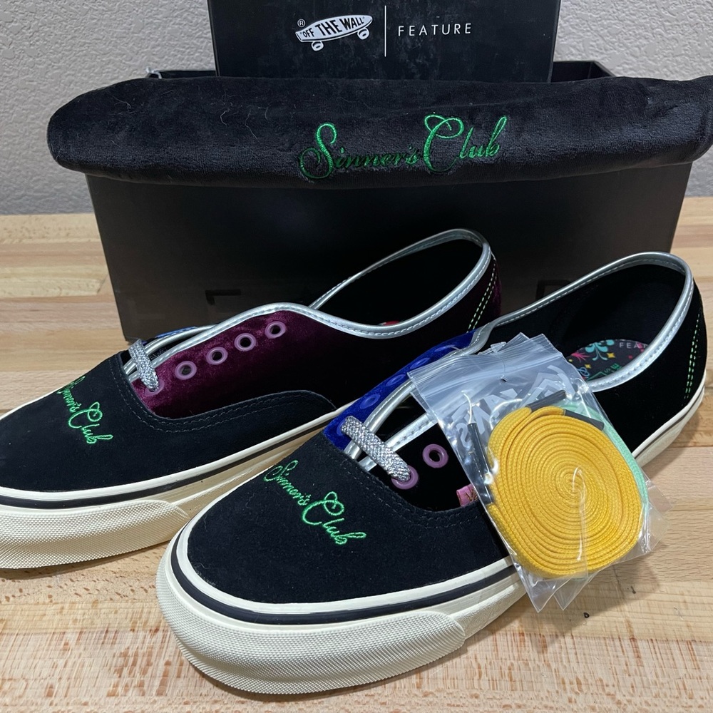 Size 10.5 - VANS Vault OG Authentic LX x Feature Sinners Club - Part 2